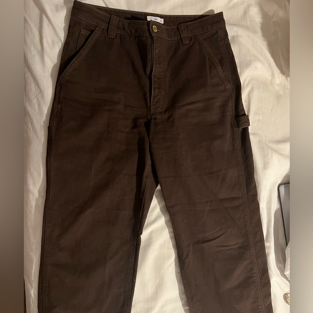TNA Greenwich pants in rich mocha 🤎brown, worn only once
